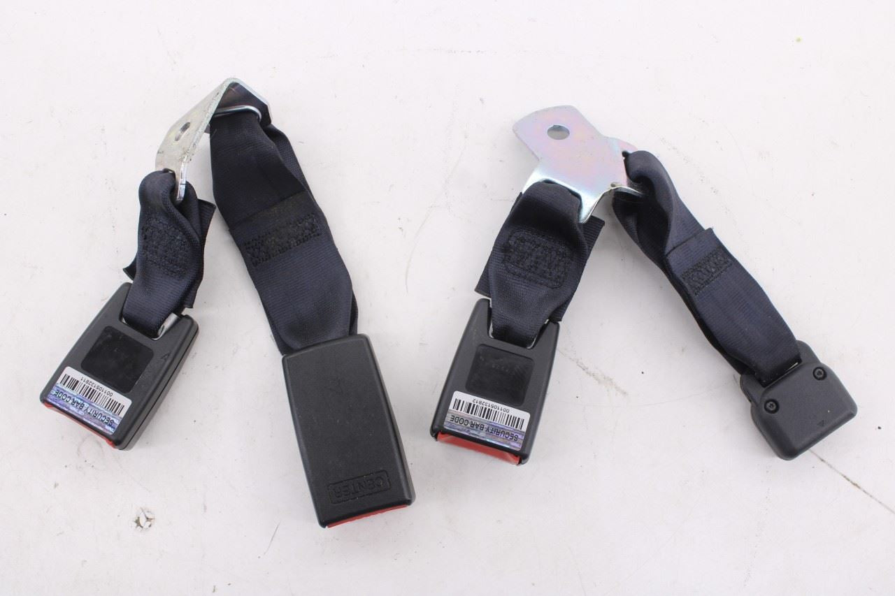 11-25 Mitsubishi Outlander Sport SE Rear RH and LH 2nd Row Seat Belt Buckle Set0