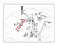 2003-2006 Mercedes-Benz E500 Front RH and LH A-Pillar Interior Molding Set of 21