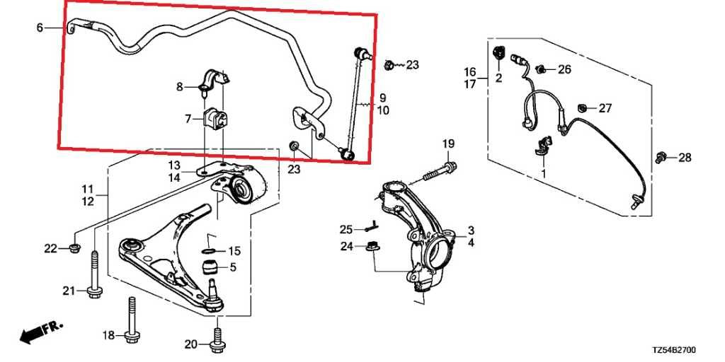 2014-2020 Acura MDX w/Tech Pkg SH-AWD Front Stabilizer Sway Bar 51300-TZ6-A011