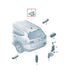 2020-23 Volkswagen Atlas SE Roof Exterior Shark Fin Radio Antenna 5Q0035507AJ5FQ - Alshned Auto Parts
