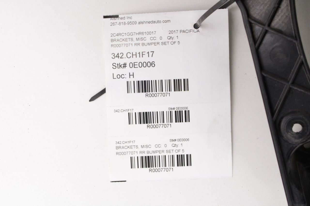 2017-24 Chrysler Pacifica Limited Rear Bumper Right Left Side Mount Bracket Set - Alshned Auto Parts