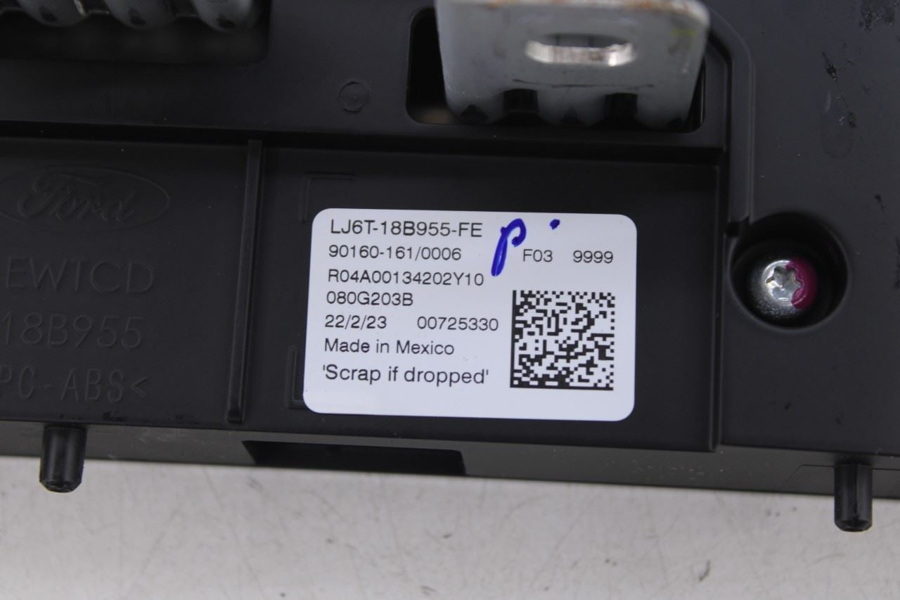 2020-2025 Ford Escape ST Dash Information 8.0 Display Screen LJ6T-18B955-FE OEM - Alshned Auto Parts