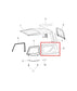 13-18 Jeep Wrangler Sport 2dr 3.6L Rear Driver Left Side Sort Top Quarter Window - Alshned Auto Parts