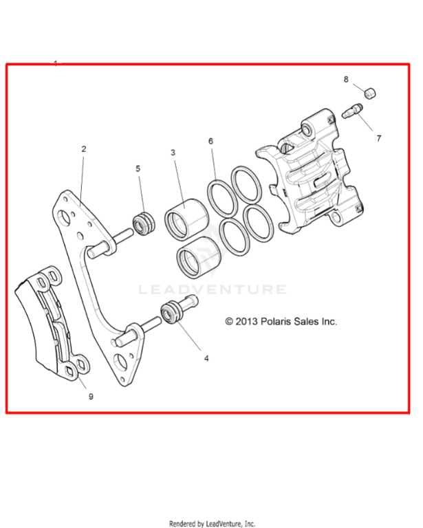 2015-23 Polaris RZR XP 1000 Front Left Side Spindle Knuckle Hub w/ Brake Caliper - Alshned Auto Parts