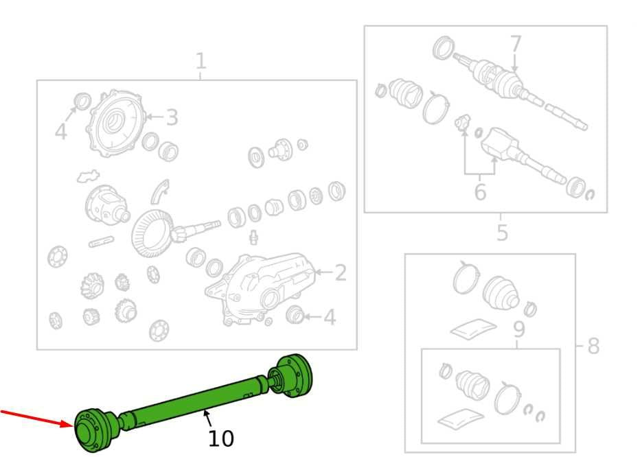 2006-2015 Lexus IS250 2.5L AWD Front Drive Shaft Propeller 37140-30020 OEM - Alshned Auto Parts