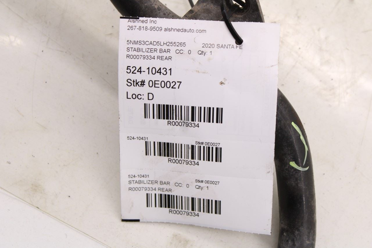 2019-20 Hyundai Santa Fe SEL AWD Rear Stabilizer Sway Anti-Roll Bar 55510-S1000 - Alshned Auto Parts