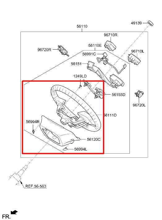 2015-2017 Hyundai Accent Steering Wheel 56110-1R100-SA9 OEM1