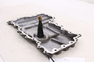 13-15 BMW 750i xDrive 4.4L Twin Turbo AWD Engine Motor Lower Oil Pan with Sensor