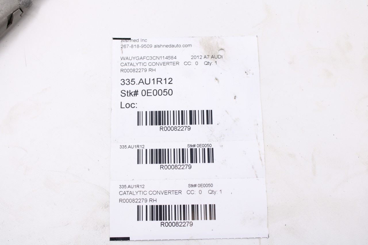 2012-2015 Audi A7 Premium 3.0L Gas Right Side Exhaust System Pipe 4G0131703K OEM9