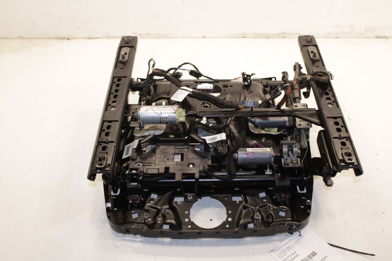 11-18 Porsche Cayenne Platinum Front Right Side Seat Lower Track Frame w/ Motors - Alshned Auto Parts