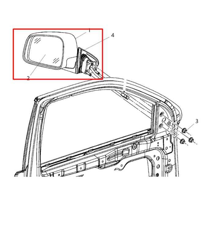 2011-22 Dodge Durango SXT 3.6L Passenger Right Side Rear View Mirror 5SH42AXRAB - Alshned Auto Parts