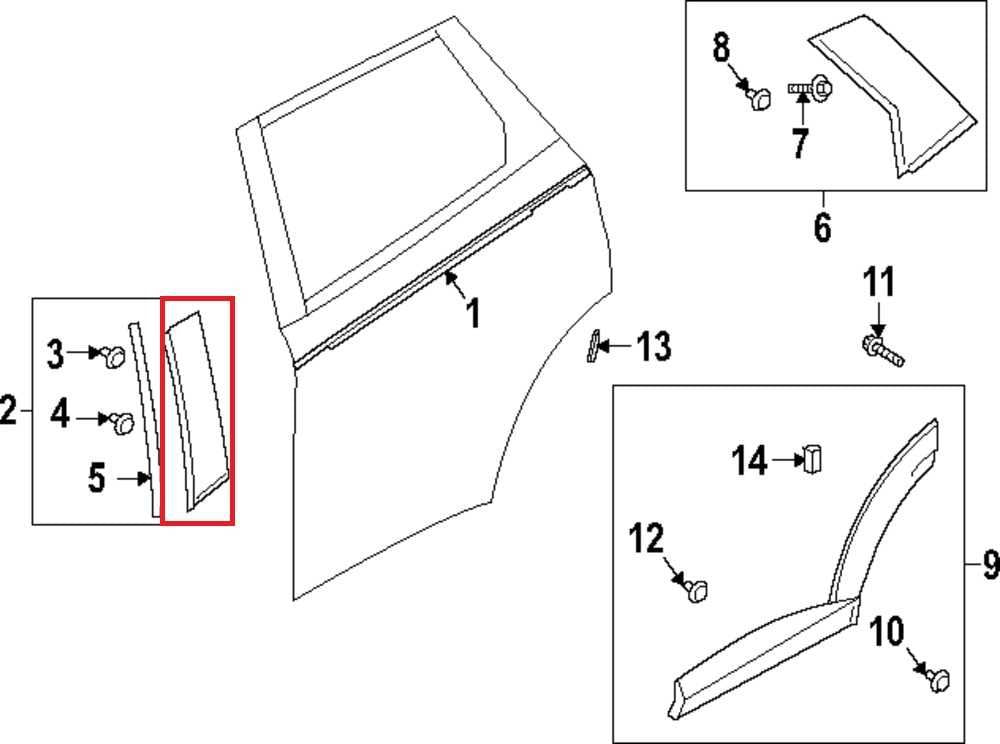 20-25 Mazda CX-30 2.5 S Rear Right Side Door B Pillar Exterior Molding DGH950M31 - Alshned Auto Parts