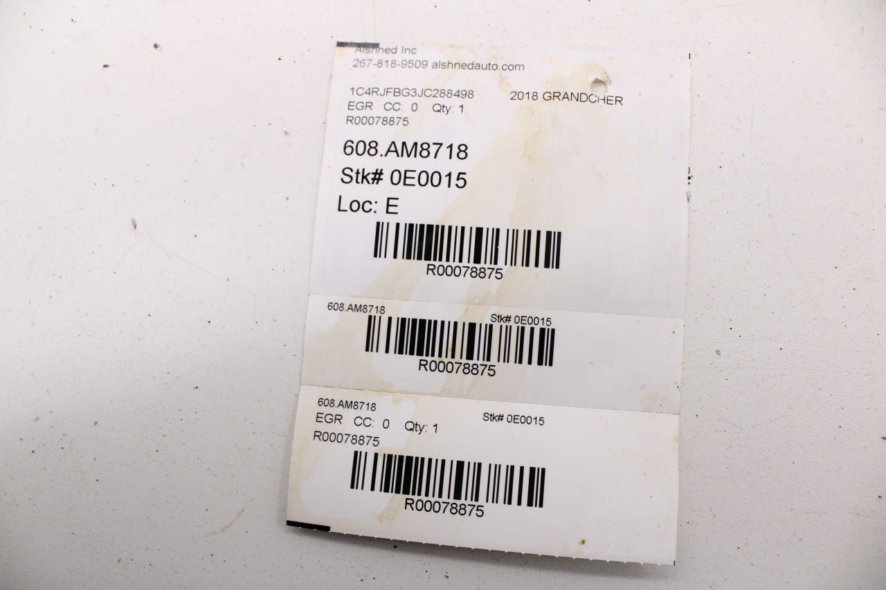 16-25 Jeep Grand Cherokee Limited 3.6L Exhaust Gas Recirculation Valve 5281256AF - Alshned Auto Parts