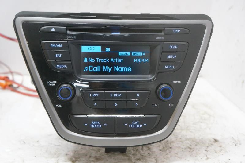 14-16 Hyundai Elantra AM FM CD XM MP3 Radio Receiver 96170-3X156GU OEM - Alshned Auto Parts