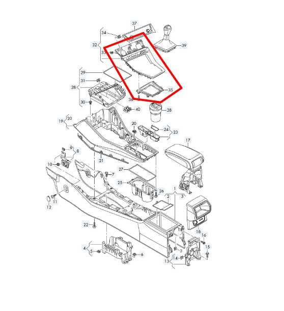 2019-24 Audi Q3 S Line Console Gear Shifter Bezel Frame Trim 83B-864-260-4T4 OEM - Alshned Auto Parts