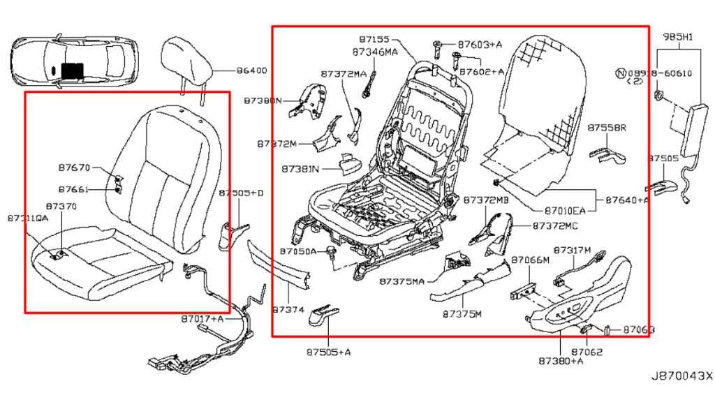 15-17 Infiniti Q50 Premium Front Driver Left Side Seat Complete 87670-4HA3B OEM - Alshned Auto Parts