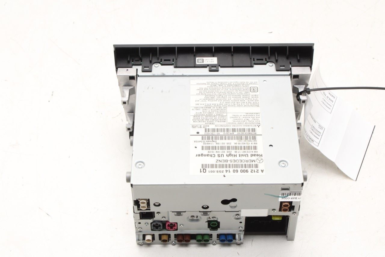 2012 Mercedes-Benz E350 Sport 4Matic Radio Faceplate Control Panel with Receiver - Alshned Auto Parts