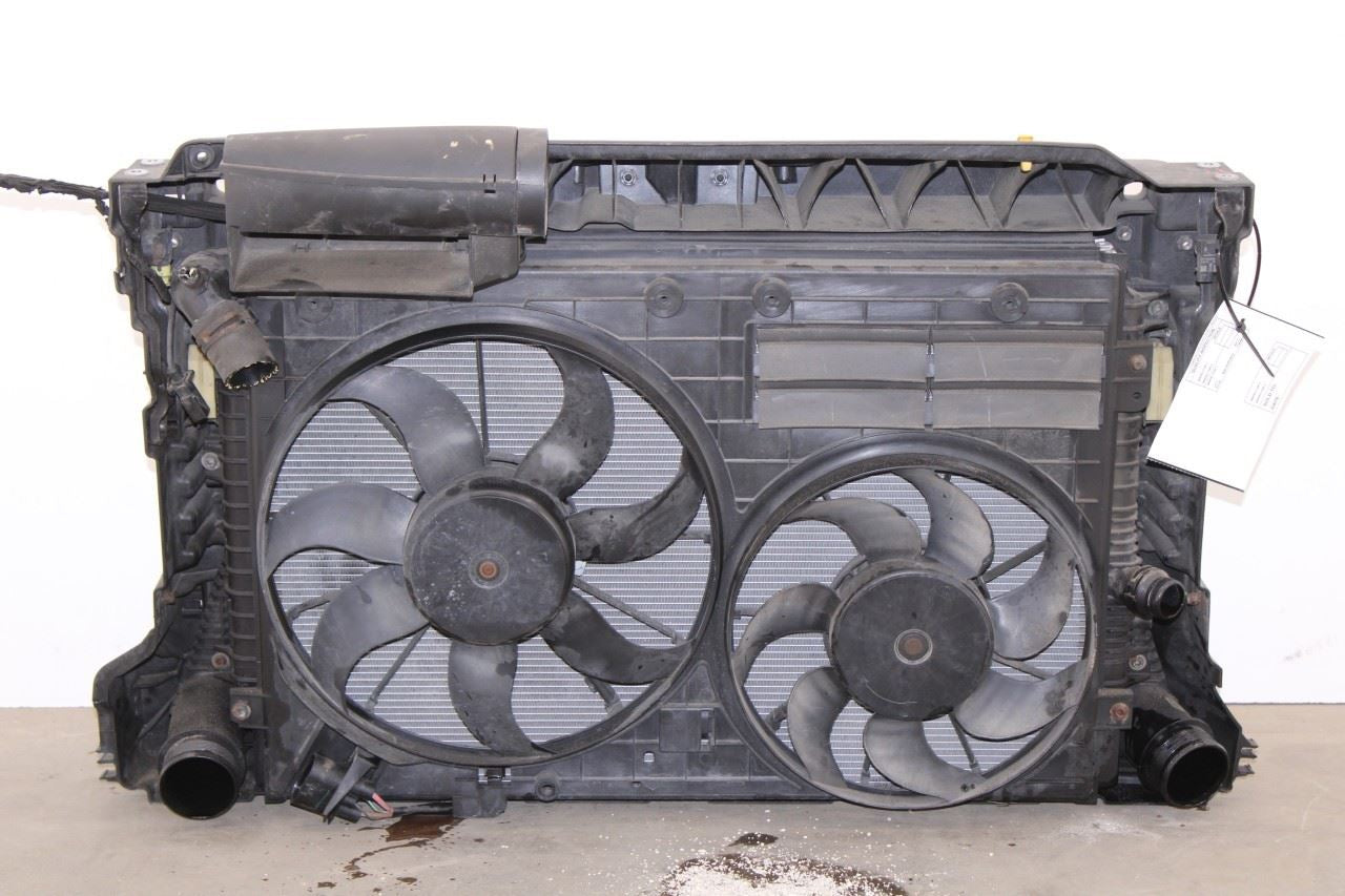 16-18 Volkswagen Jetta Sport 1.8L Engine Radiator w Cooling Fan Motor Assy *ReaD - Alshned Auto Parts