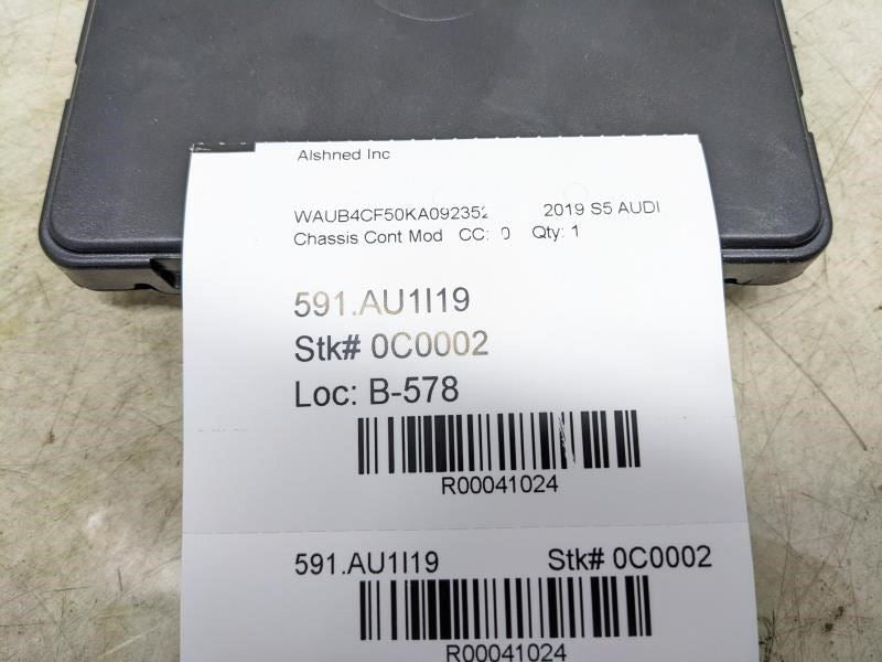 2018-2020 Audi S5 Premium 3.0L AWD BCM Body Control Module Comfort System Unit - Alshned Auto Parts