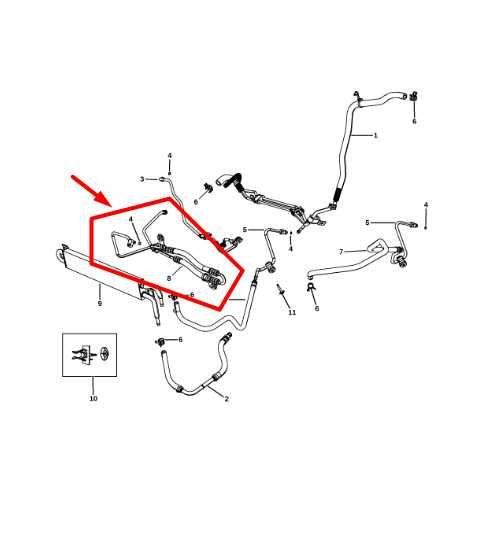 11-15 Jeep Grand Cherokee 3.6L Power Steering Pressure Hose Pipe 52124656AH OEM - Alshned Auto Parts
