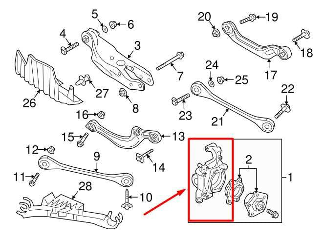 2018-2024 Audi S5 Rear Right Passenger Side Spindle Knuckle 8W0-505-460-D OEM - Alshned Auto Parts