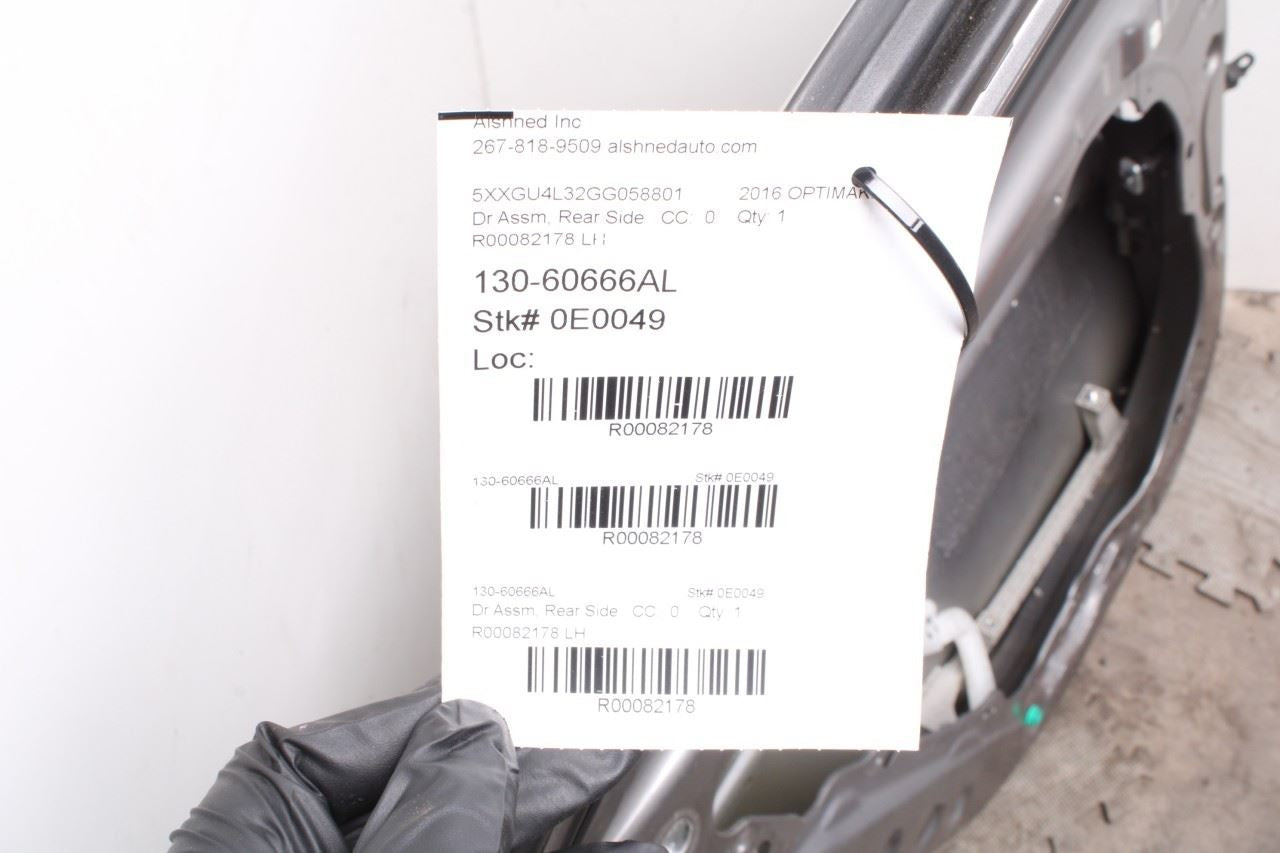 2016-2020 Kia Optima EX Rear Left Driver Side Door Shell Panel 77003-D5010 OEM11