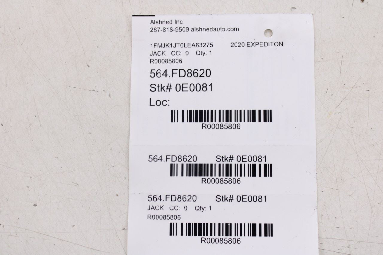 2018-2024 Ford Expedition Max XLT 3.5L 4WD Emergency Scissor Lifting Floor Jack - Alshned Auto Parts