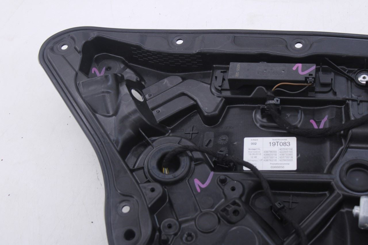 15-21 Mercedes-Benz C300 4Matic RR LH Door Window Regulator w/ Carrier and Motor2