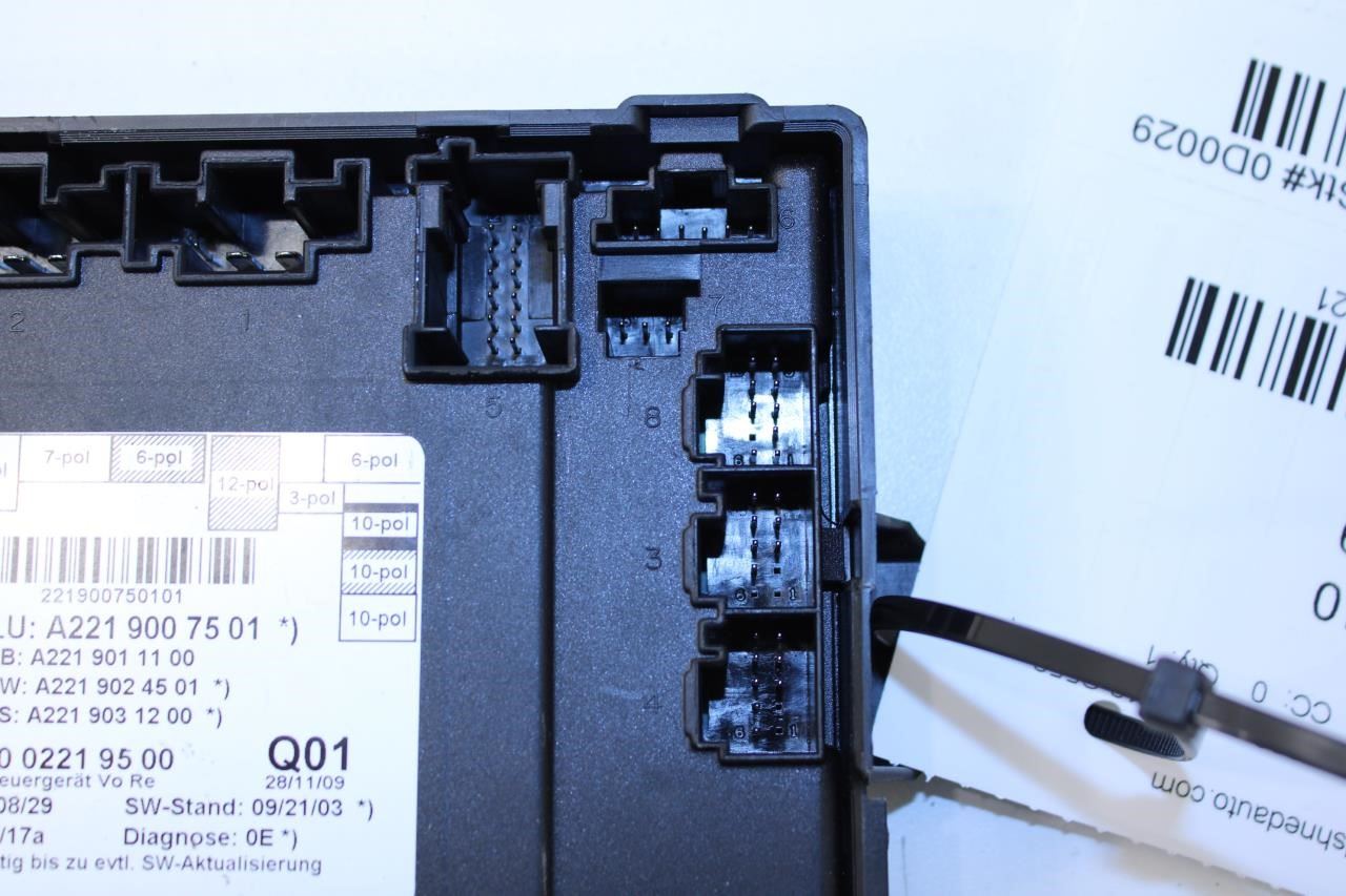 2007-2013 Mercedes-Benz S550 Front RH Side Door Control Module 221-900-75-01 - Alshned Auto Parts