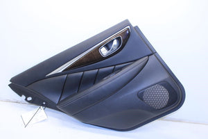 2014-2020 Infiniti Q50 Luxe RWD Rear Left Driver Door Trim Panel 82901-4GA0A OEM