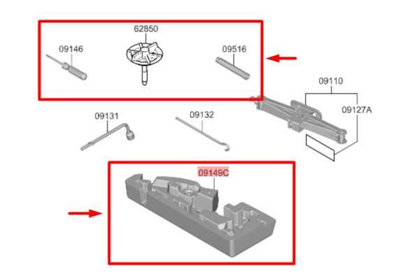2019-20 Hyundai Santa Fe Limited Tool Kit w/ Foam Holder Box 09149-S2000 *ReaD* - Alshned Auto Parts