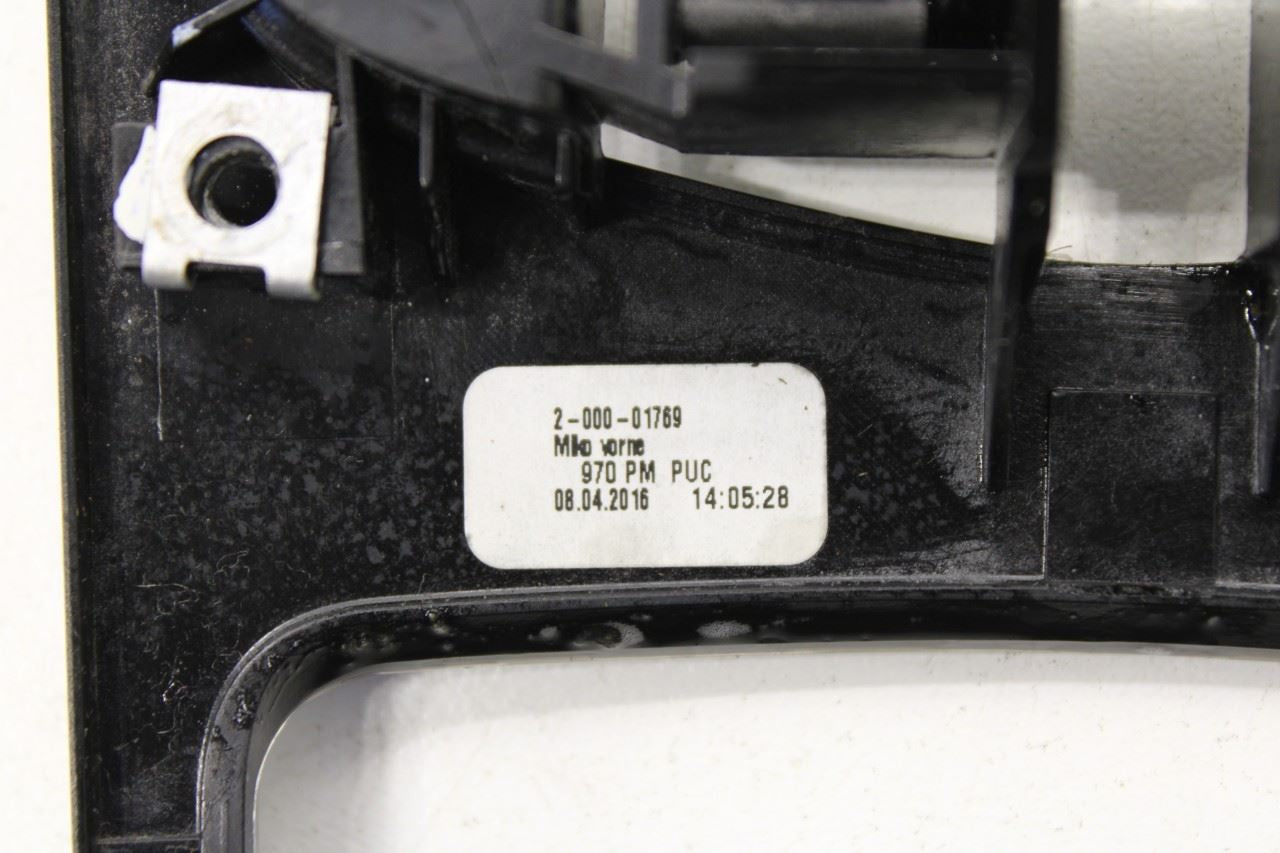 10-16 Porsche Panamera 4 Front Center Console Trim Bezel 970-553-371-00-A61 OEM - Alshned Auto Parts