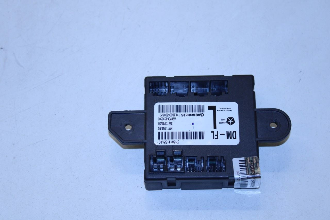 14-2020 Jeep Cherokee 75th Anniversary Front Left Door Control Module 68111321AG - Alshned Auto Parts