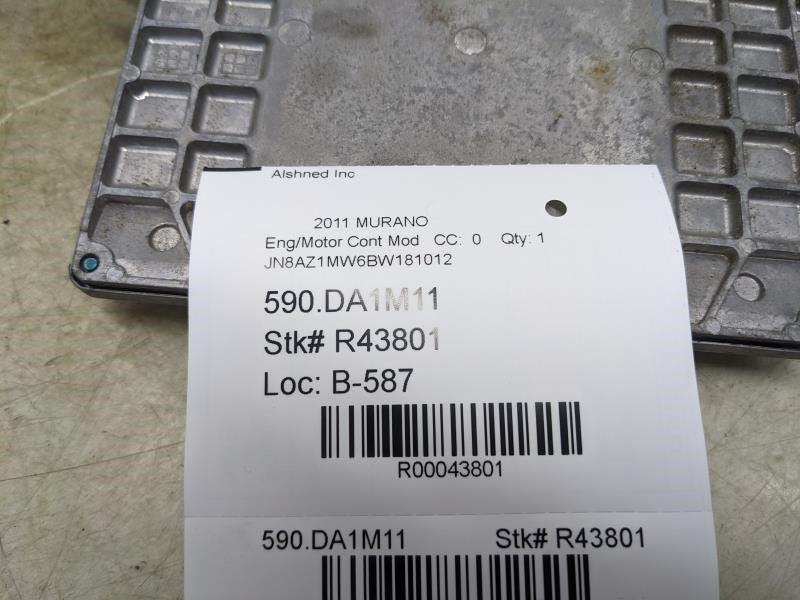 2010-2012 Nissan Murano Engine Control Module ECU ECM 23710-1SX1A OEM - Alshned Auto Parts