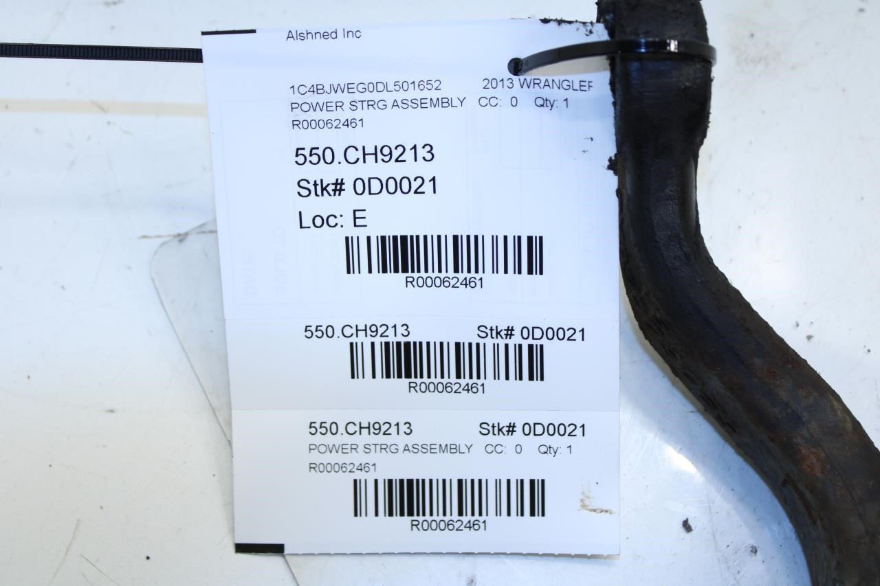 2007-2017 Jeep Wrangler Sahara 3.6L Power Steering Gear Box 52126348AC OEM - Alshned Auto Parts