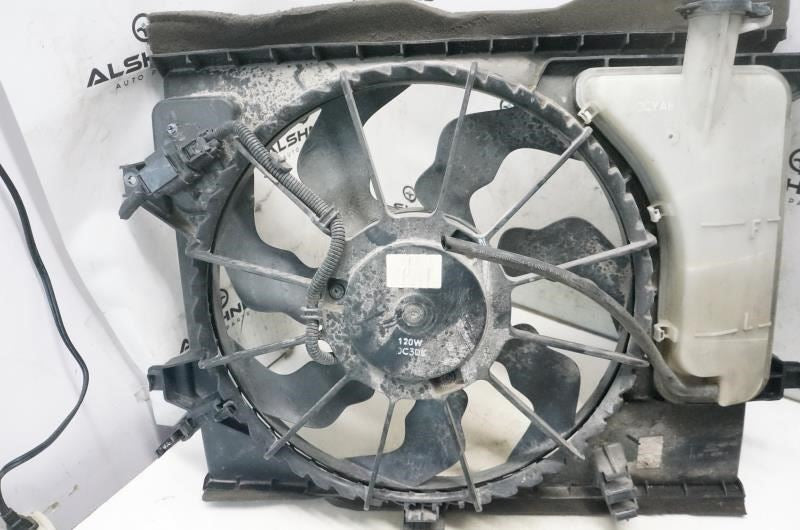 2011-2013 Hyundai Elantra Left Radiator Cooling Fan Motor Assembly 25380-3X000 - Alshned Auto Parts