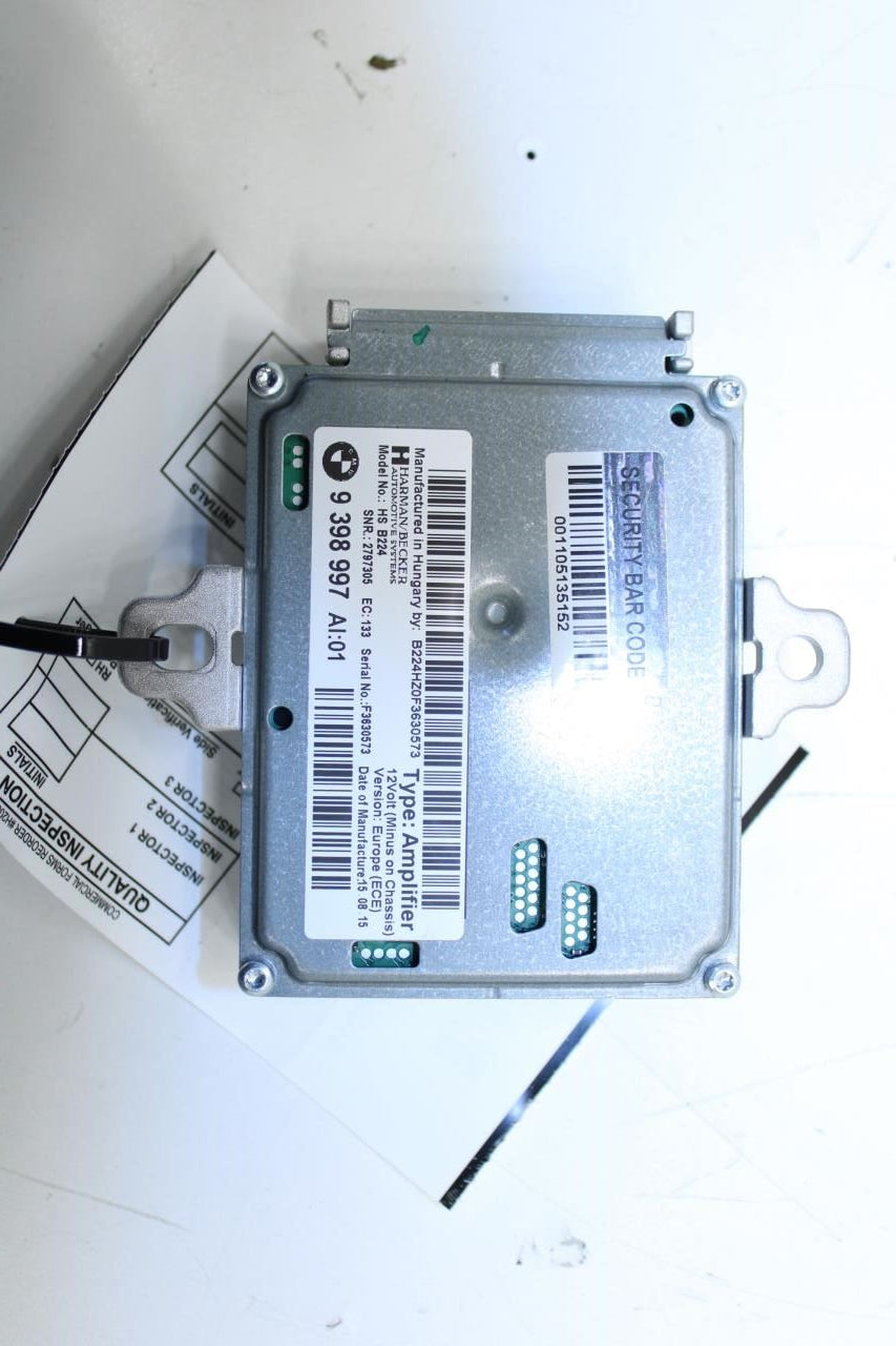 2016 BMW 435i Gran Coupe xDrive Harman Becker Active Sound Design Amplifier Amp - Alshned Auto Parts