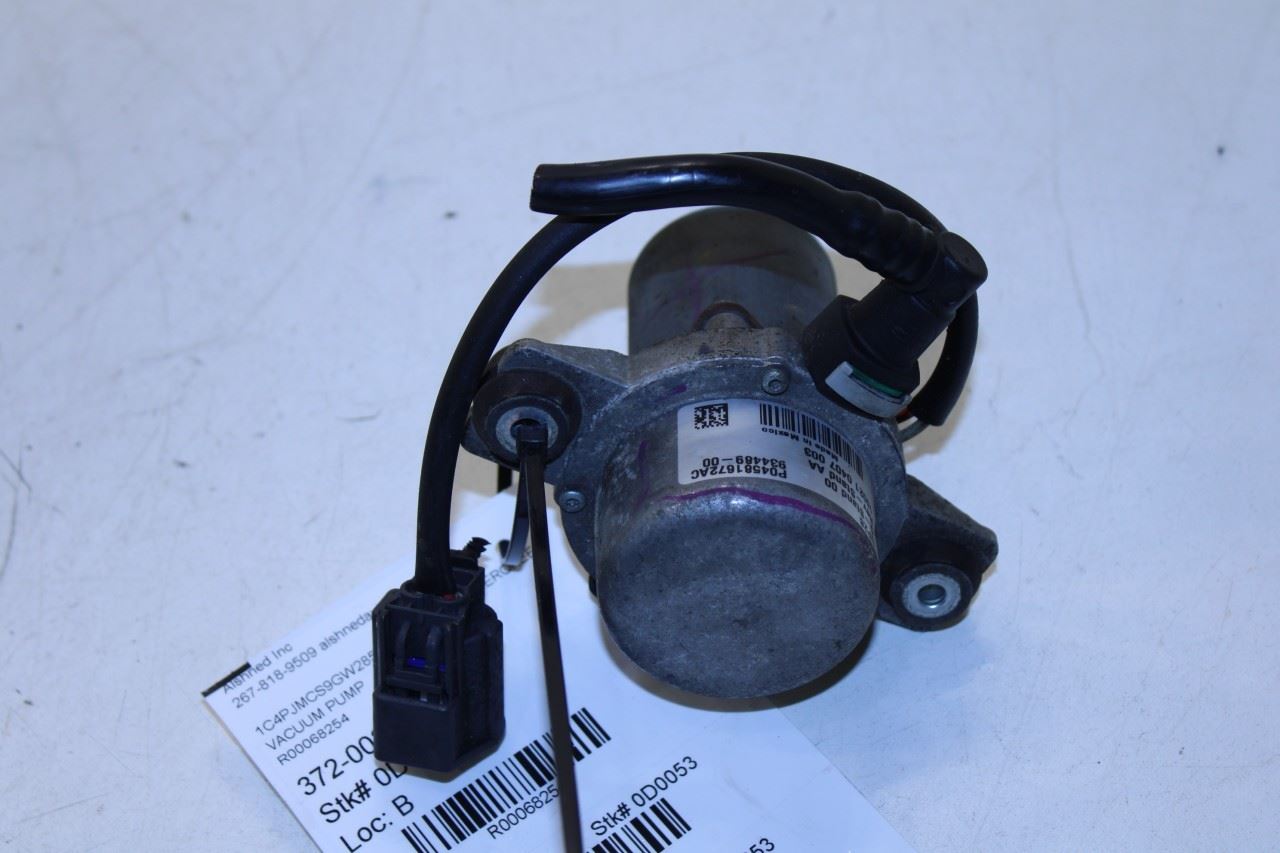 2014-18 Jeep Cherokee 75th Anniversary 3.2L 4WD Brake Vacuum Pump 4581672AC OEM - Alshned Auto Parts