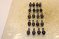 2015-2025 Volvo S60 Wheel Lock Lug Nut Bolt Set of 20 31439226 OEM - Alshned Auto Parts
