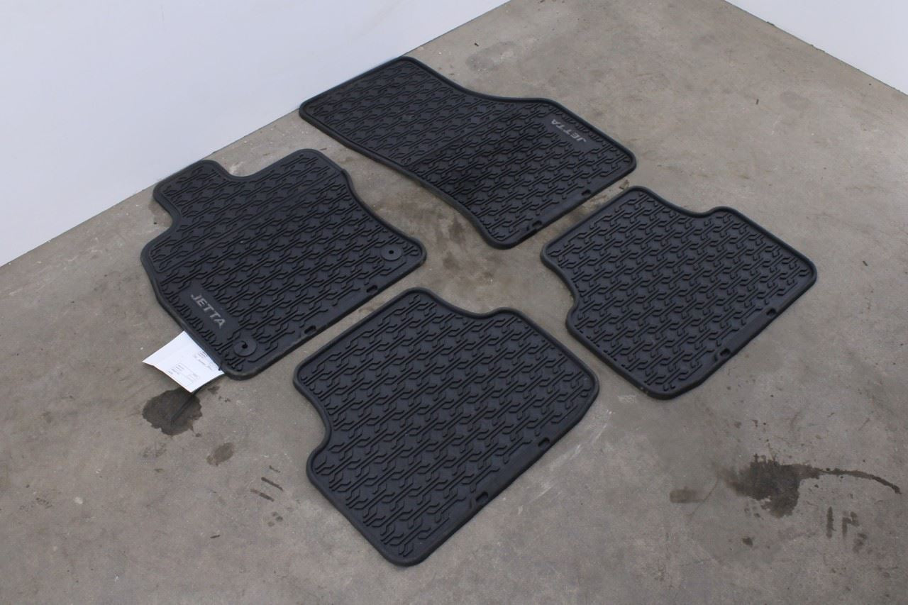 19-26 Volkswagen Jetta SE Front Rear RH Left Side All Weather Rubber Floor Mats - Alshned Auto Parts