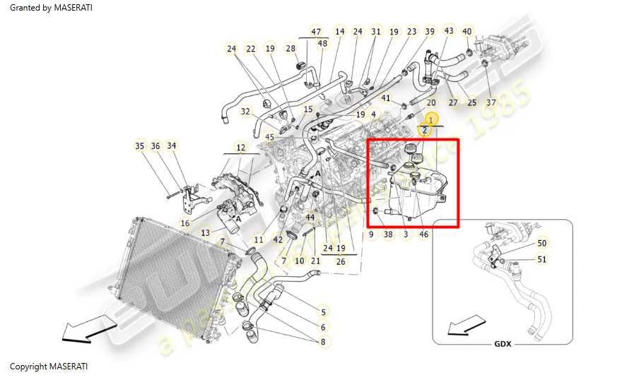2014-21 Maserati Ghibli S Q4 3.0L Engine Expansion Tank Coolant Reservoir Bottle - Alshned Auto Parts