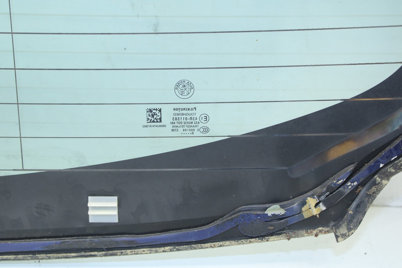 2017-2023 Alfa Romeo Giulia Ti AWD Rear Back Window Glass R65838 - Alshned Auto Parts