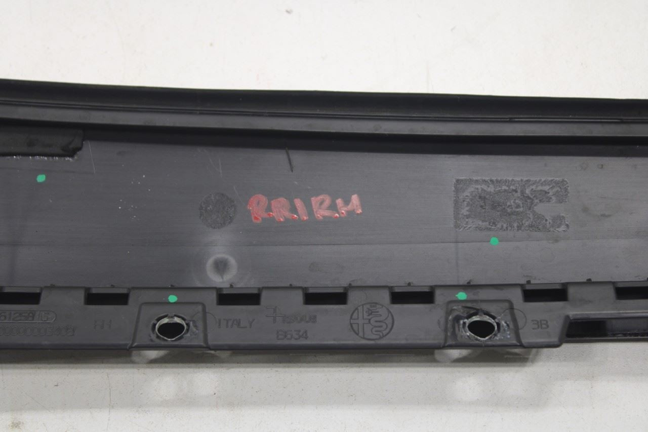 17-24 Alfa Romeo Giulia Ti AWD 2.0L Rear Right Door Pillar Aplique Molding Panel - Alshned Auto Parts