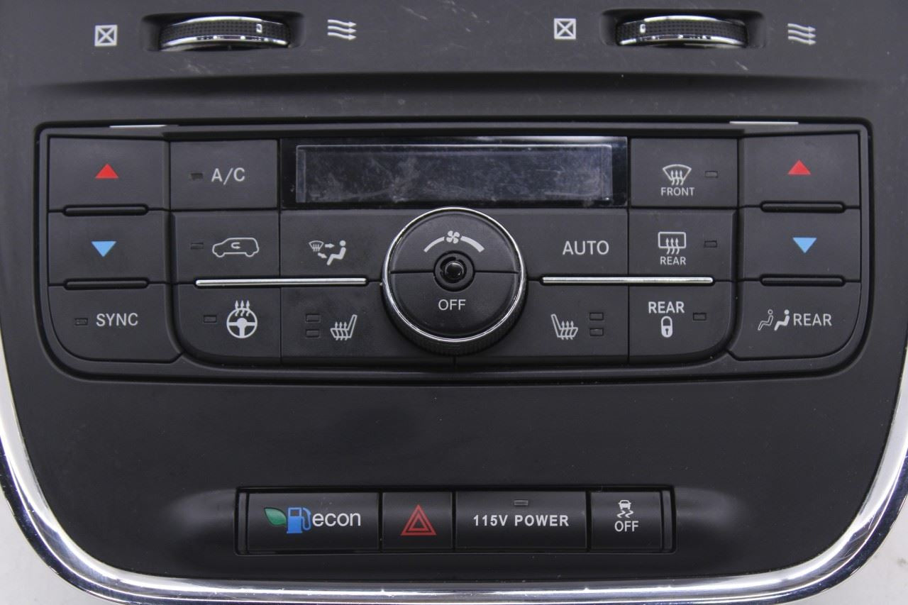 12-20 Dodge Grand Caravan GT AC Heater Temperature Climate Control w/ Air Vents2