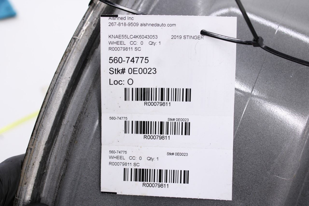 2018-2021 Kia Stinger GT2 AWD Rear Aluminum Wheel R19x8.5J 5 Y Spoke *ReaD* - Alshned Auto Parts