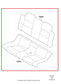 2010 Ford Mustang Premium Conv V6 RWD Rear 2nd Row Seat Upper and Lower Cushion1
