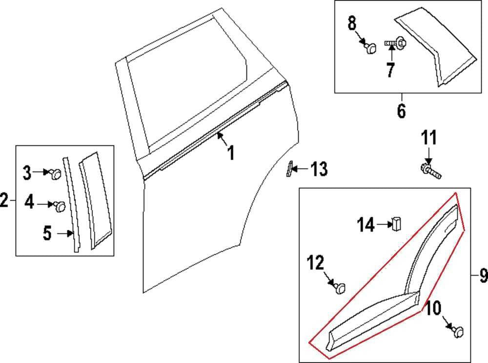 20-25 Mazda CX-30 2.5 S RR Right Door Lower Body Side Molding DGH9-51-RC0 *ReaD* - Alshned Auto Parts