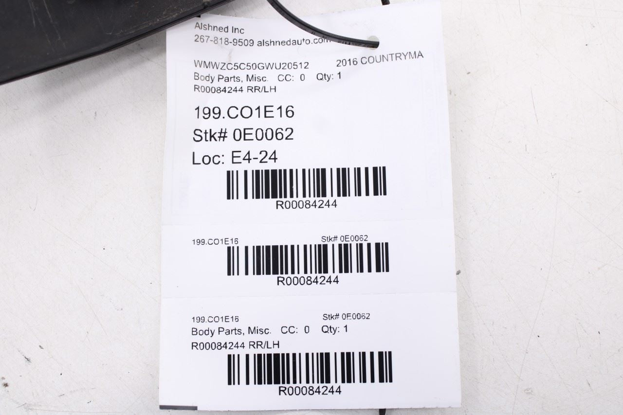 2010-16 Mini Countryman Cooper S Rear Left Fender Wheel Opening Molding 98018839
