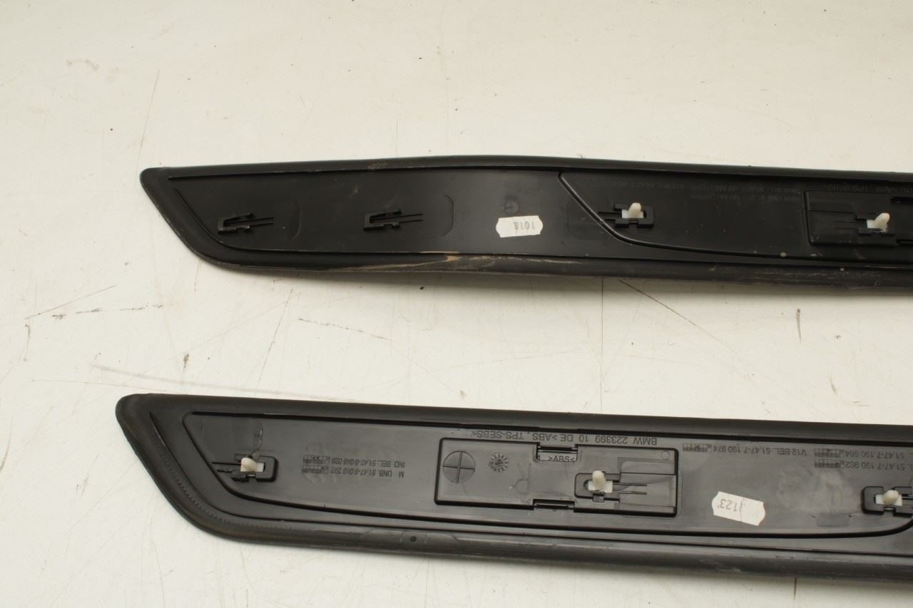 2010-15 BMW 750Li xDrive FR and RR Right and Left Door Sill Scuff Plate Set of 4 - Alshned Auto Parts