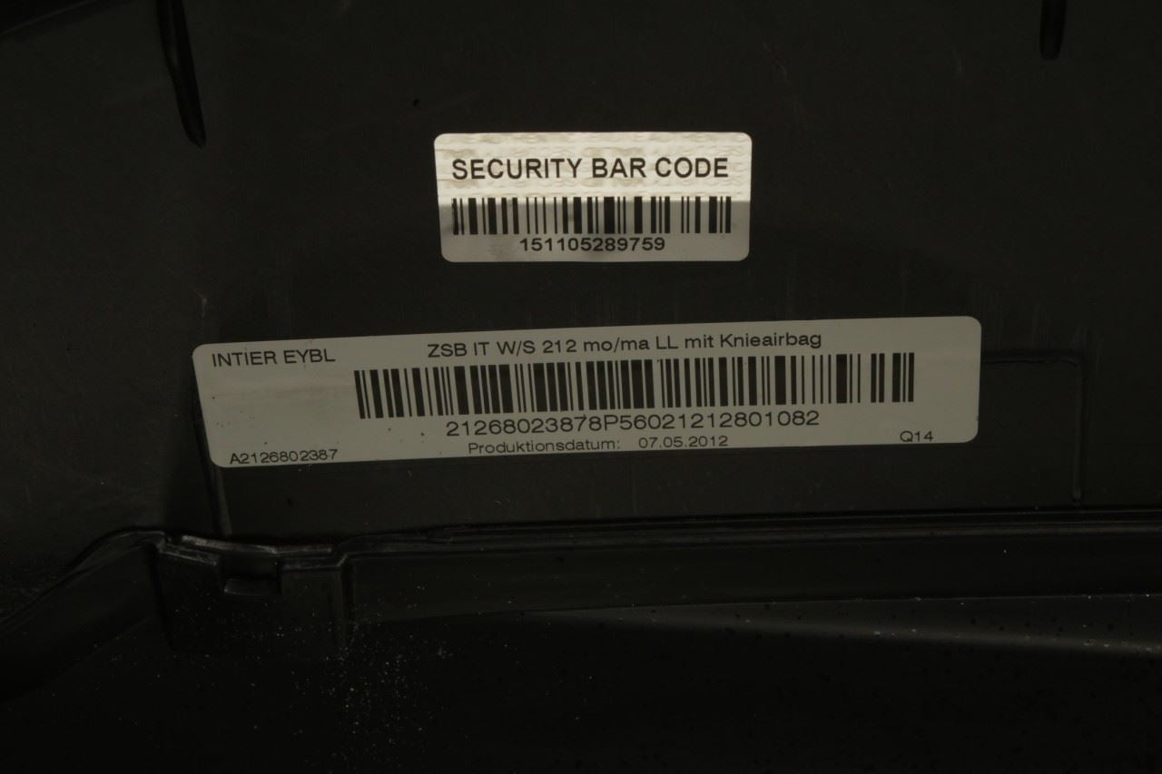 2010-2013 Mercedes-Benz E350 Sport 4Matic Dash Instrument Panel 21268023878P56 - Alshned Auto Parts